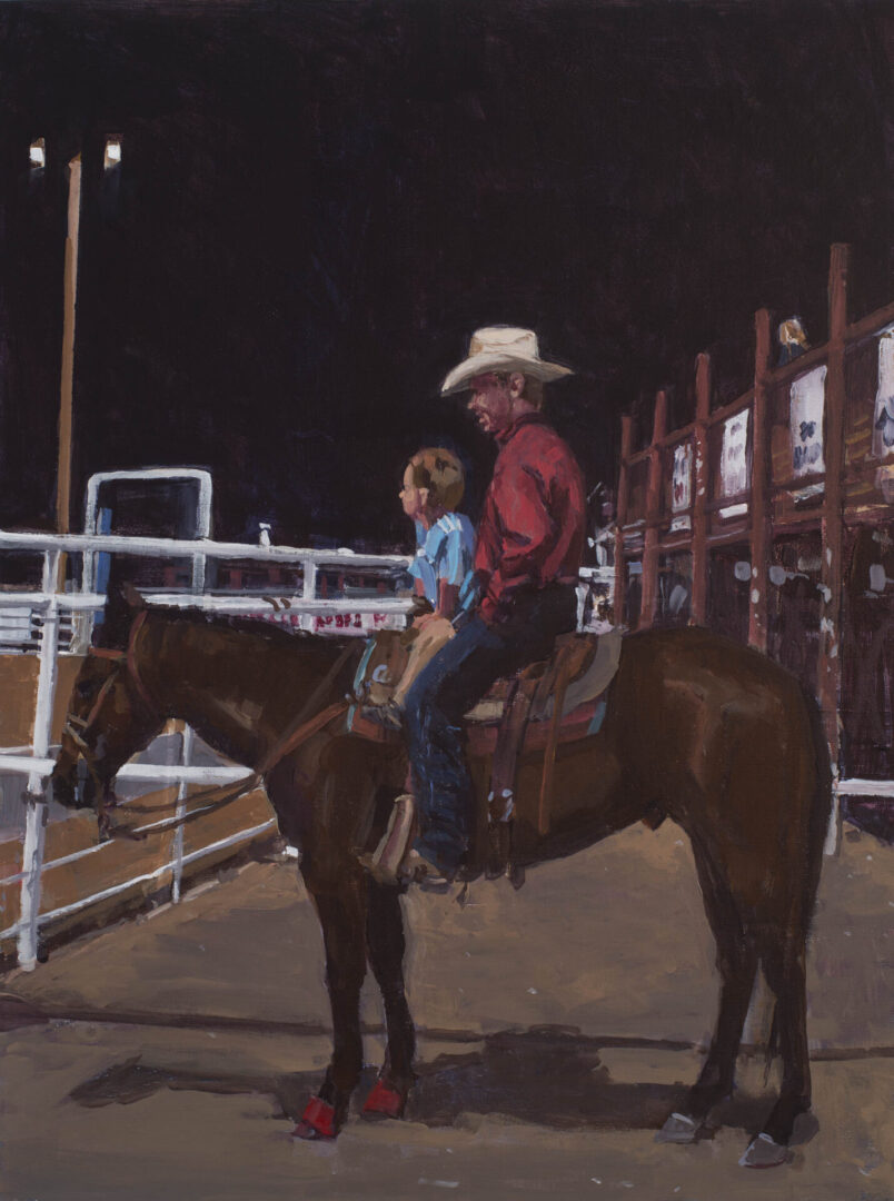 FATHER AND SON<br>
2014<br>
24" x 18"
