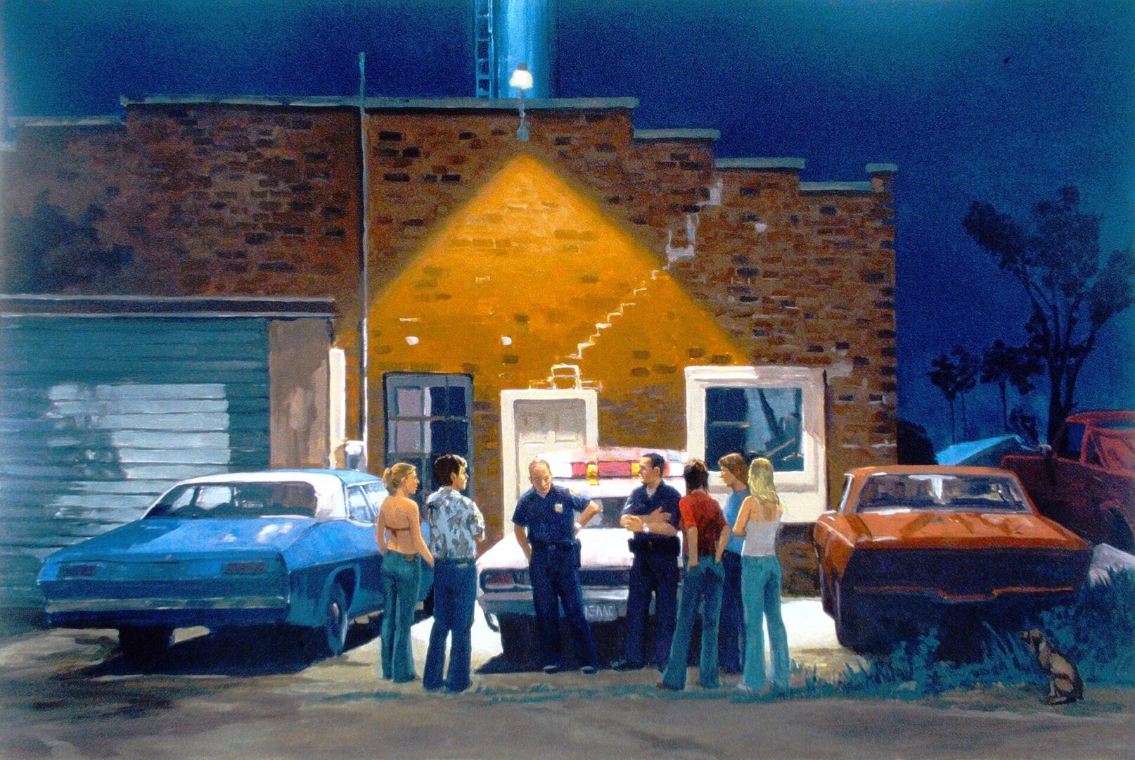 INCIDENT AT STACK ISLE<br>
2002<br>
40" x 60"

