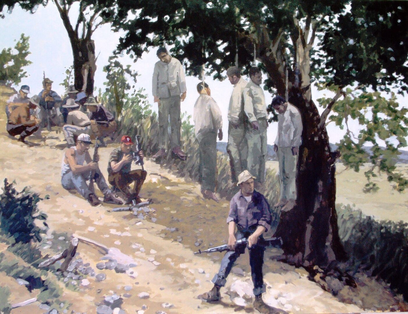 THE COUNSELORS FRUIT TREES<br>
1991<br>
30" x 40"
